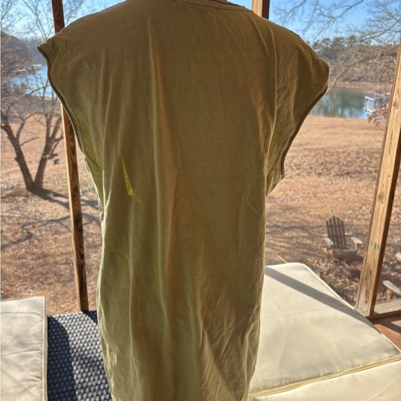 Green cotton dress - Picture 2 of 3